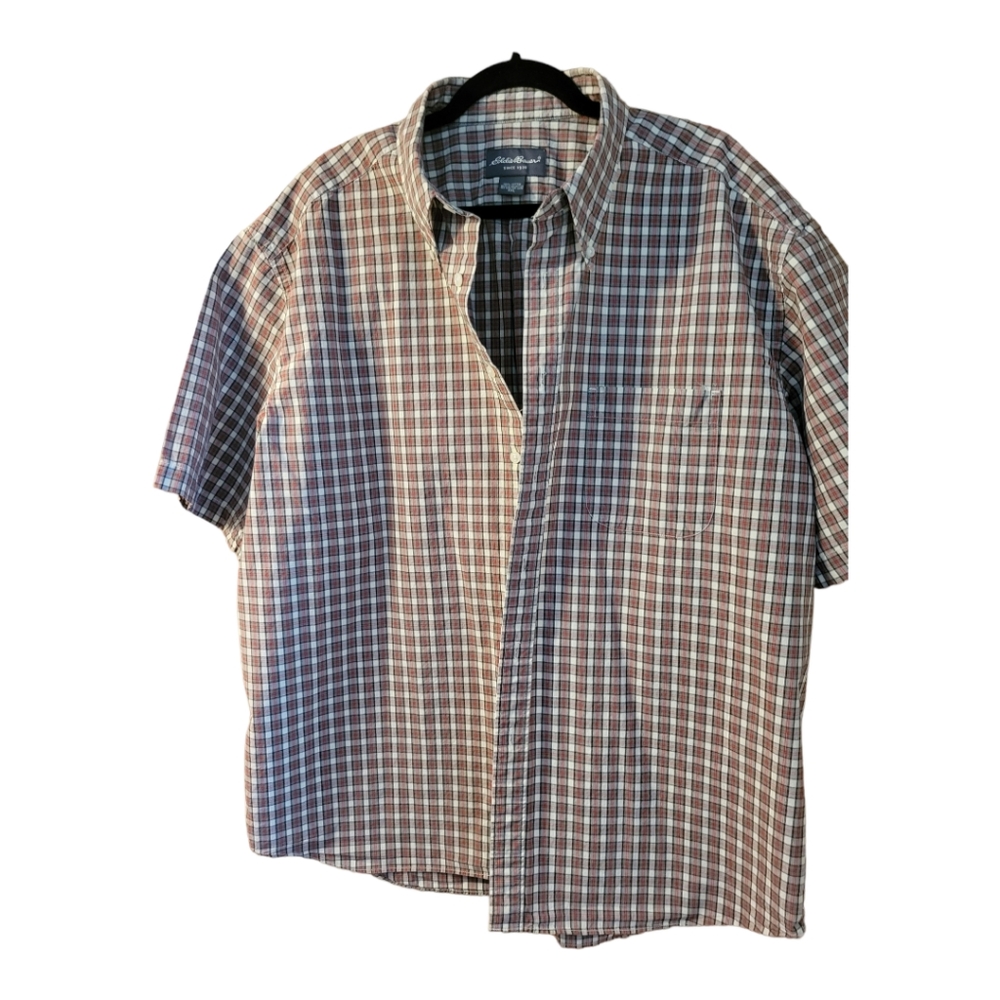 Eddie Bauer Mens Short Sleeved Shirt